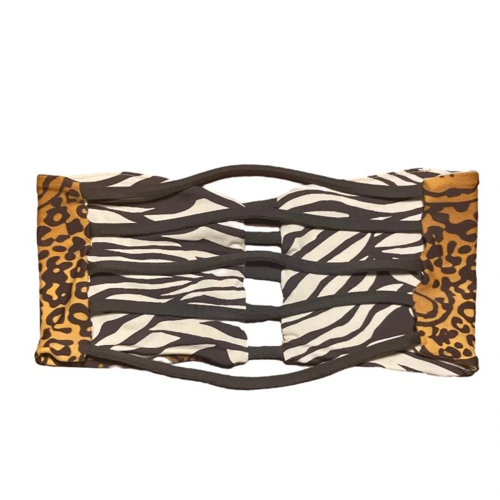 Indie Attire Strapless Bikini Top Made in Maui One of a kind - Picture 3 of 11